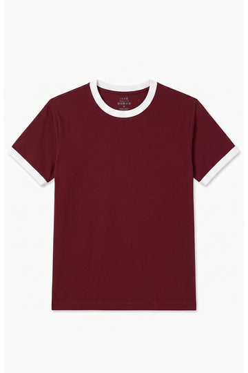 IVAR® Syrah Ft White Ringer Tshirt