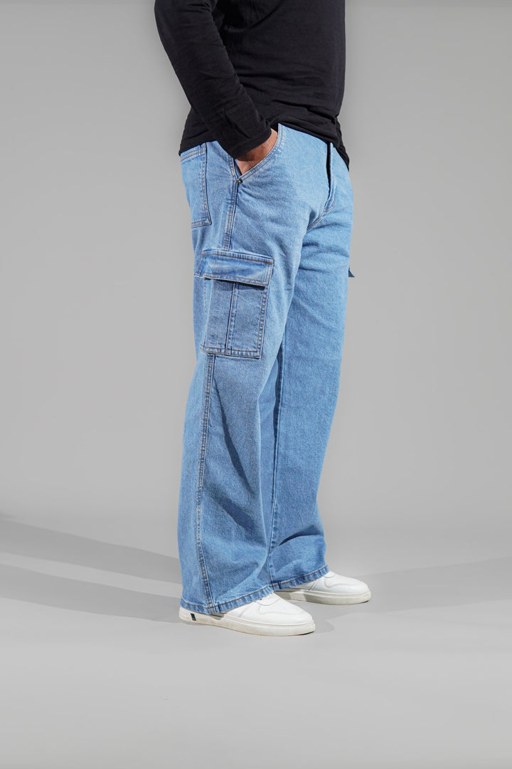 IVAR® Relaxfit Blue Denim Cargos