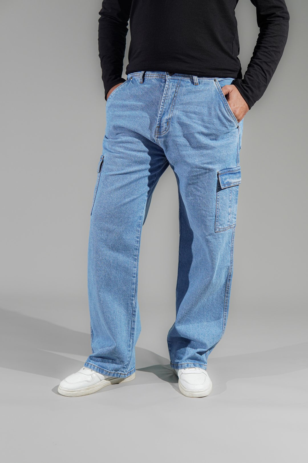 IVAR® Relaxfit Blue Denim Cargos