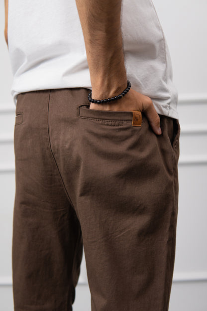 IVAR® Brown Enzyme Wash Chino