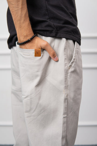 IVAR® Subtle Grey Enzyme Wash Chino