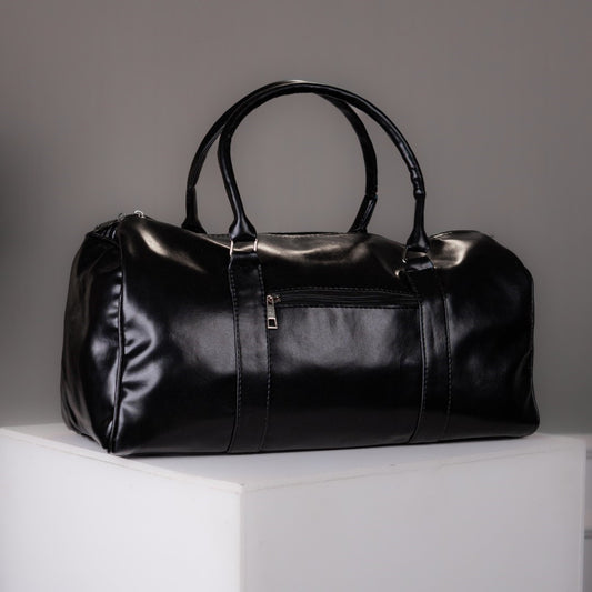 IVAR® Black Vintage Duffle Bag