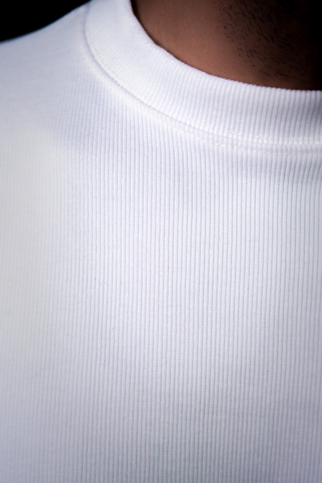 IVAR® White Textured Sweatshirt