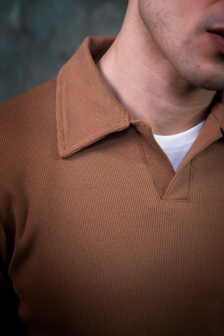 IVAR® Ribline Polo Sweater