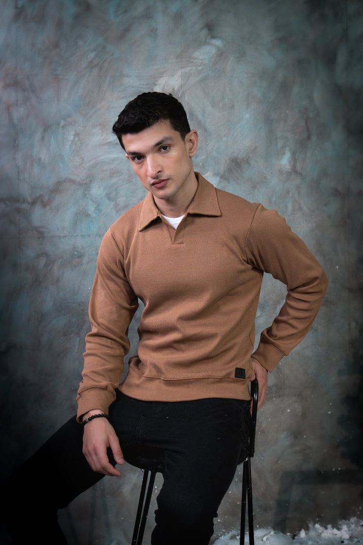 IVAR® Ribline Polo Sweater