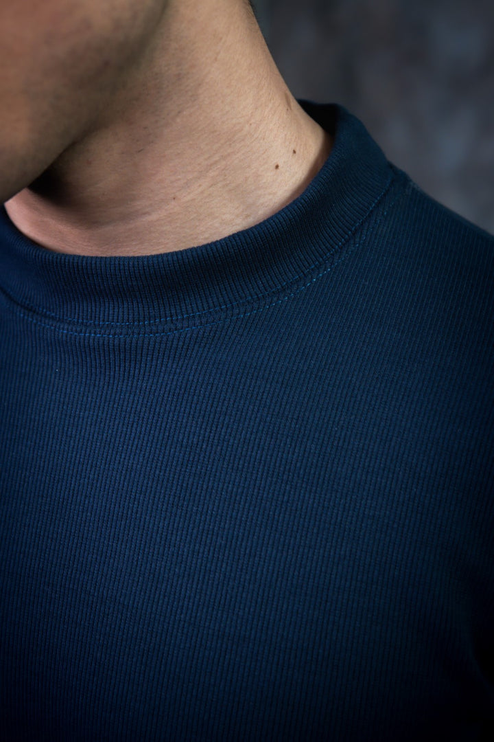 IVAR® Navy Textured Sweatshirt