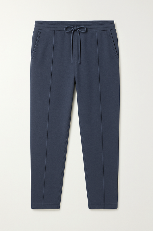 IVAR® Storm Blue Stapered Knitted Pants