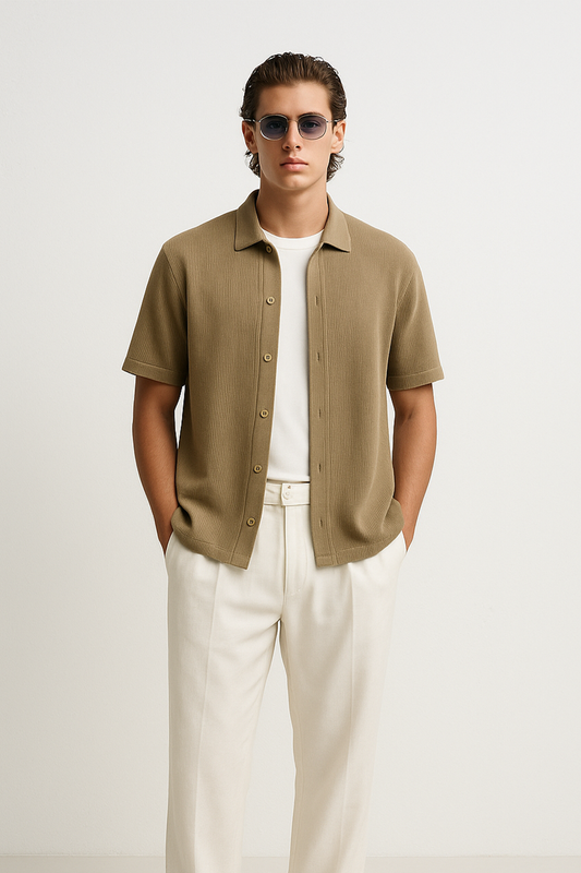 IVAR® Sand Stone Ribbed Shirt