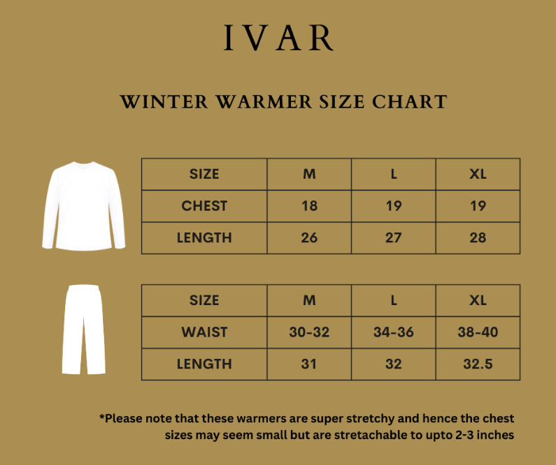 IVAR® Warmer Bottom Pack Of 2 (Super Stretch Fabric)