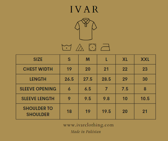 IVAR® Navy & White Duo Tone Polo