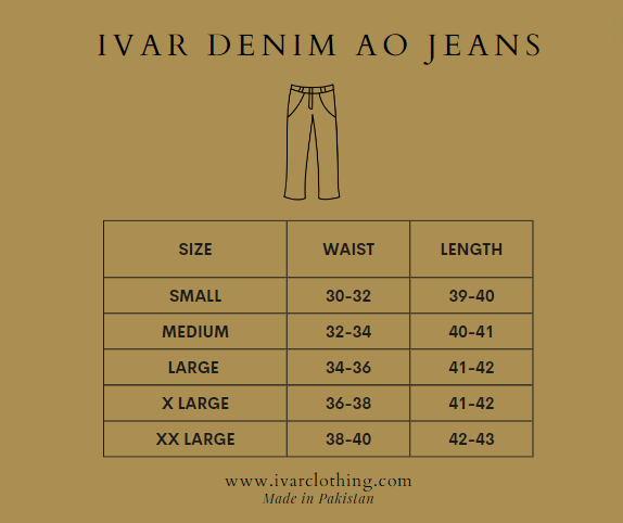 IVAR® AO Medium Blue Denim Joggers