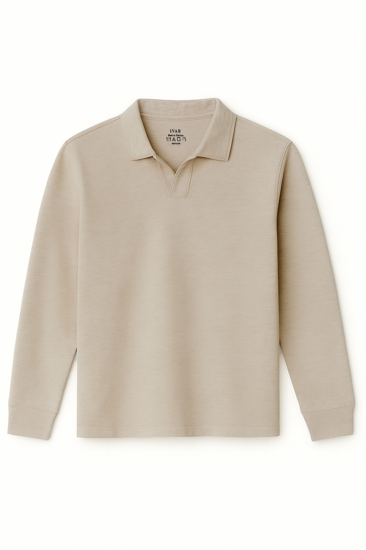 IVAR® Skin Full Sleeve Johnny Collar Polo