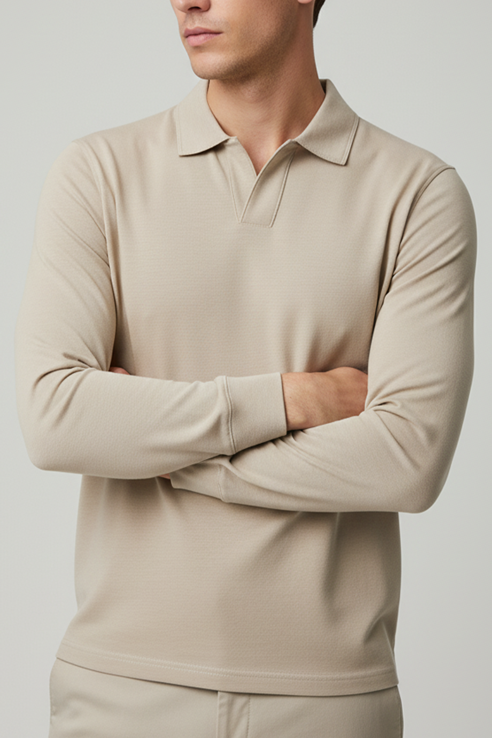 IVAR® Skin Full Sleeve Johnny Collar Polo