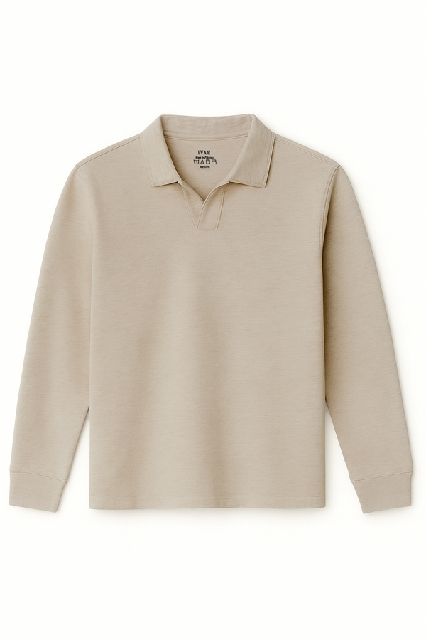 IVAR® Skin Full Sleeve Johnny Collar Polo