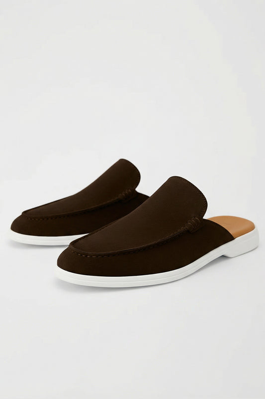 IVAR® Chocolate brown Slide Loafers