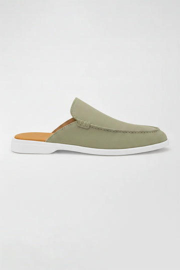 IVAR® Olive Grey Slide Loafers