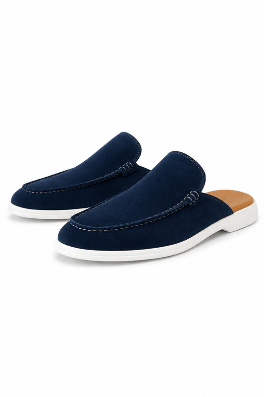IVAR® Navy Slide Loafers