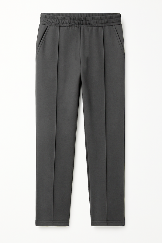 IVAR® Smoky Grey Fleece Pleated Pants