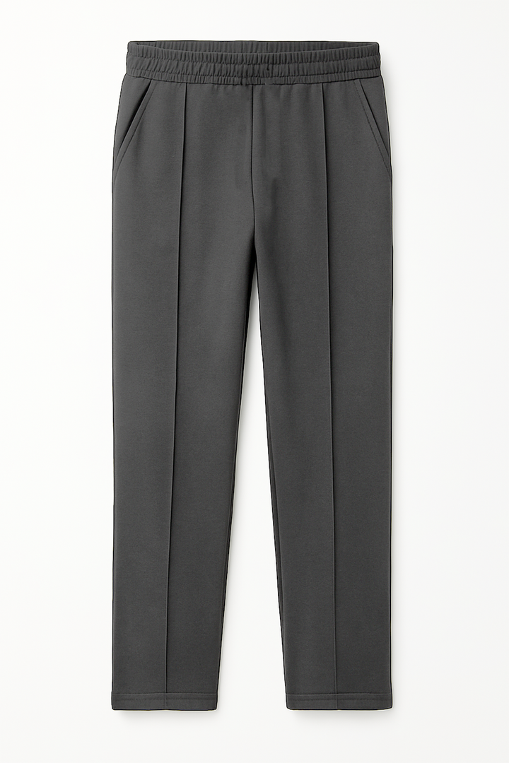 IVAR® Smoky Grey Fleece Pleated Pants