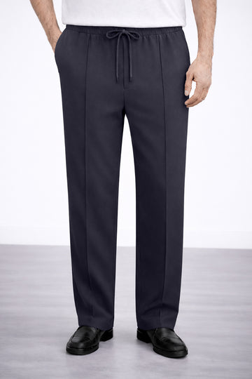 IVAR® Charcoal Stapered Knitted Pants