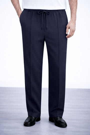 IVAR® Dark Charcoal Stapered Knitted Pants