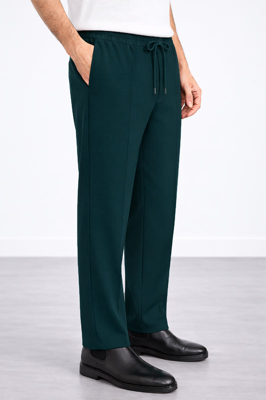 IVAR® Teal Green Stapered Knitted Pants