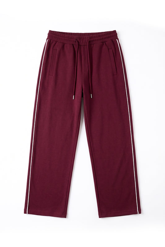 IVAR® Maroon Stapered Track Pants