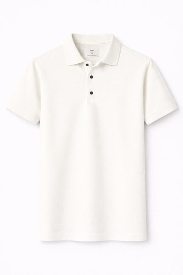 IVAR® Off White Stitchless Polo