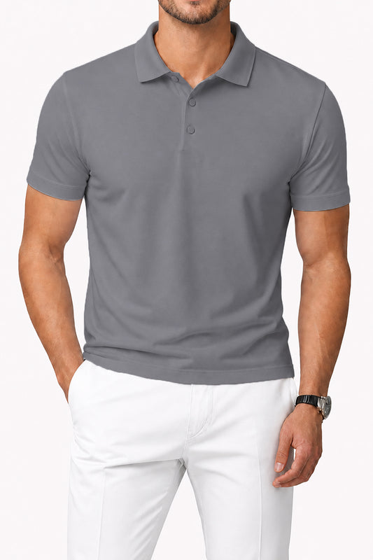 IVAR Grey Stitchless Polo