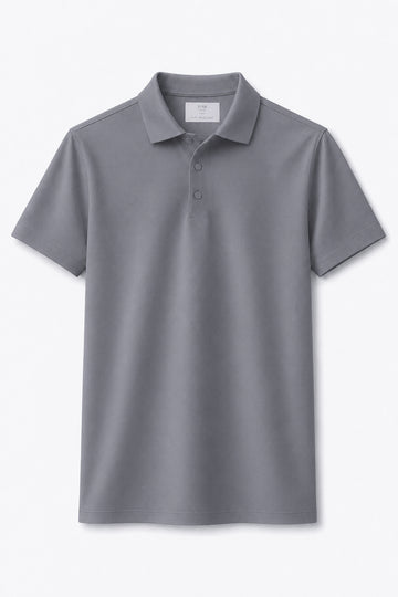 IVAR Grey Stitchless Polo