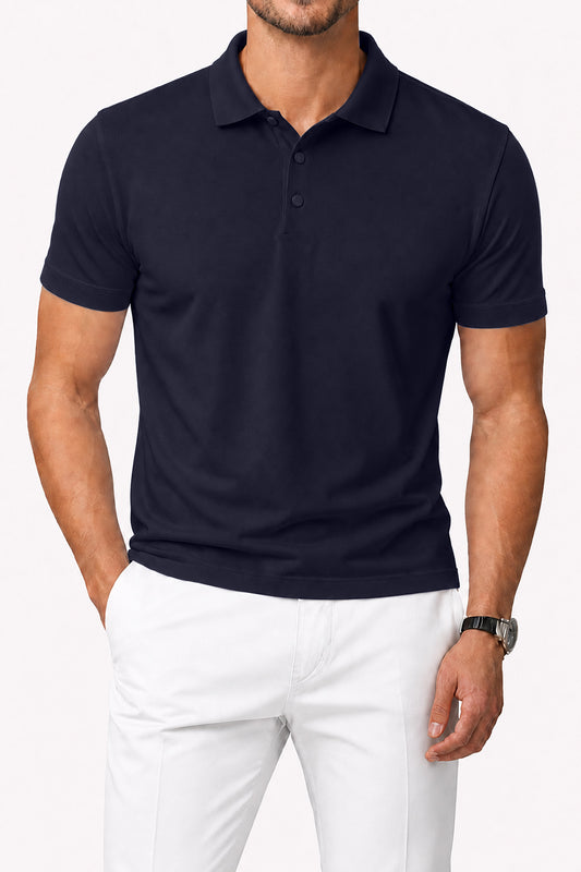 IVAR® Navy Stitchless Polo