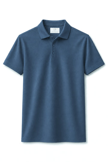 IVAR Pastel Blue Stitchless Polo