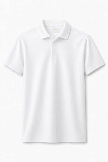 IVAR White Stitchless Polo