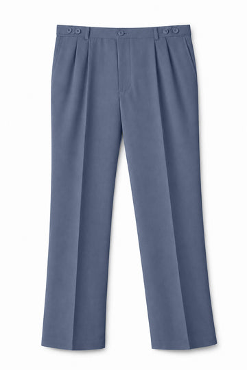 IVAR® Stone Grey Adjustable Pleated Pants