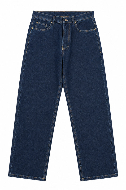 IVAR Dark Blue Straight Fit Denim