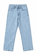 IVAR Light Blue Straight Fit Denim – light blue straight-leg denim jeans, view 2