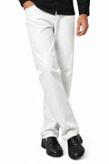 IVAR White Straight Fit Denim – men's white straight fit denim jeans