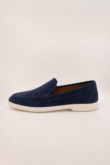 IVAR® Navy Suede Loafers