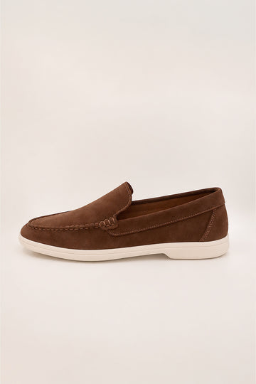 IVAR® Tan Brown Suede Loafers