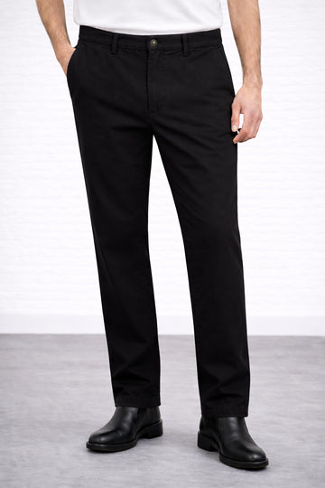 IVAR® Black Tailored Chino Pant