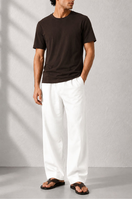 IVAR Tapered Fit Brown Tshirt