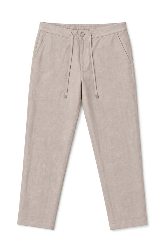 IVAR Stone Textured Linen Pant