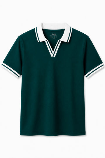 IVAR Deep Forest Tipped J/C Polo