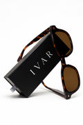Ivar Tobacco Glasses - Folded with Case - IVAR Clothing