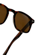 Ivar Tobacco Glasses - Angled Detail View - IVAR Clothing