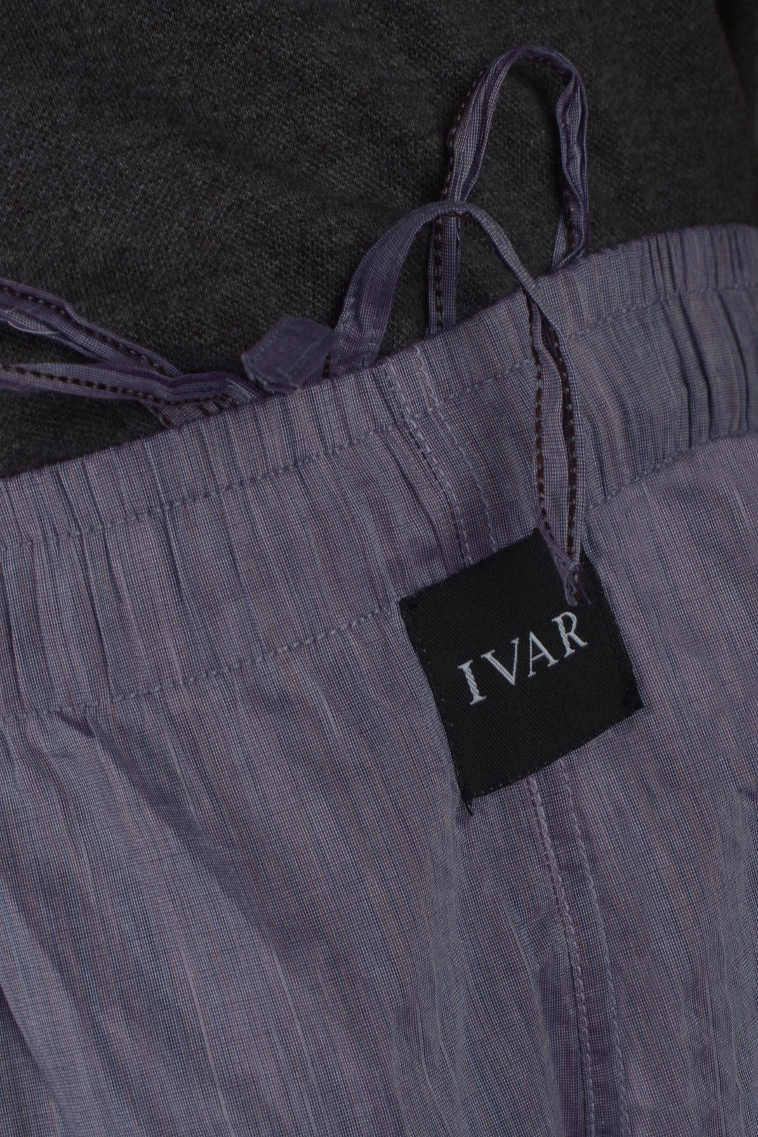 Dyed Yarn Muave Woven Pajama (100% Cotton)