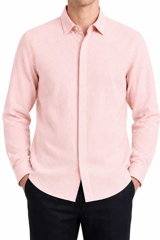 IVAR® Dusty Rose Veil Buttondown Shirt