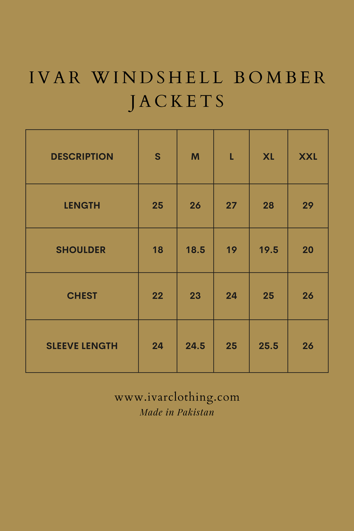IVAR® Olive Green Windshell Bomber Jacket