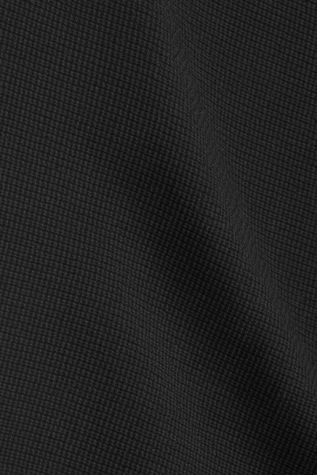 IVAR® Dobby Black Cuban Collar Shirt