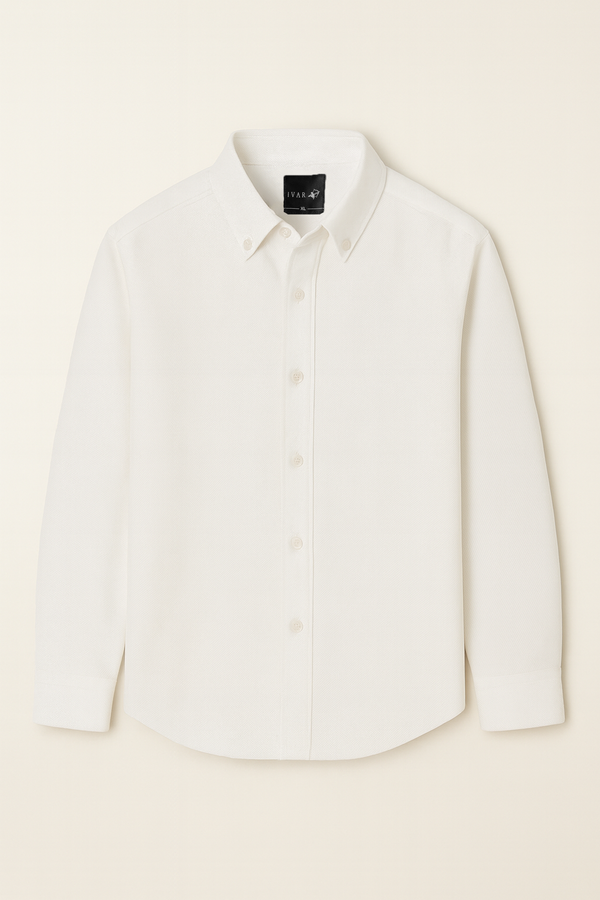IVAR® Non Iron White Slim Fit Shirt